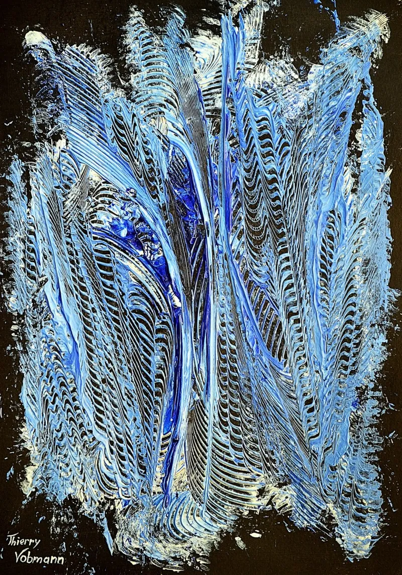 IDEAL GIFT 110 poster con telaio in plastica da Thierry Vobmann Abstract painting