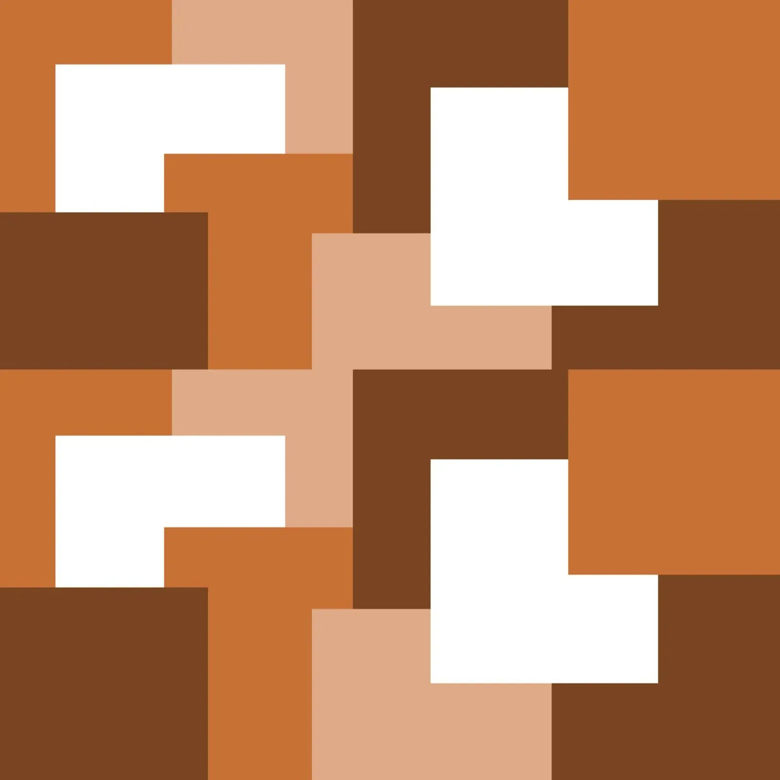 Brown square tiles pellicola backlit da baobabprintstore