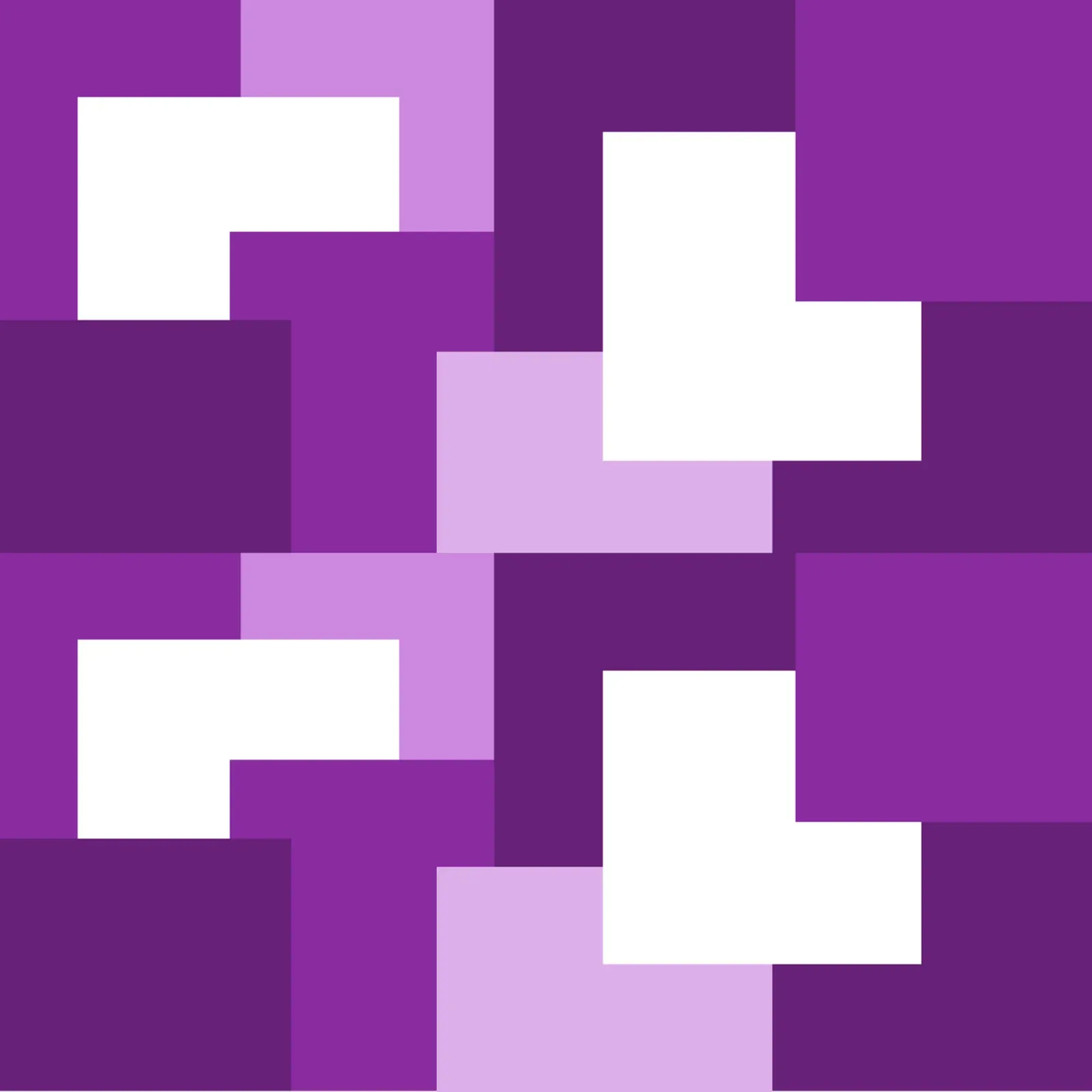 Purple square tiles pellicola backlit da baobabprintstore