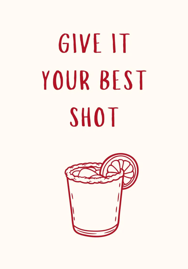 Give it your best shot print canvas with Floater frame by pdigitalprints