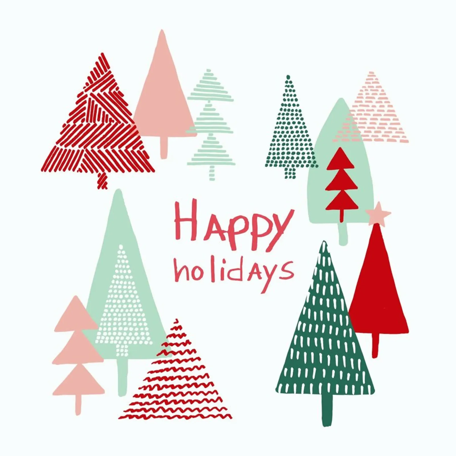 Xmas Happy Holidays hahnemühle by BlauMaschine
