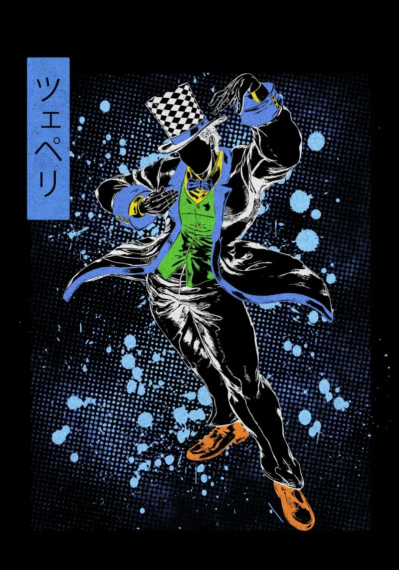 Will Anthonio Zeppeli jojo pellicola backlit da Neonartstudio