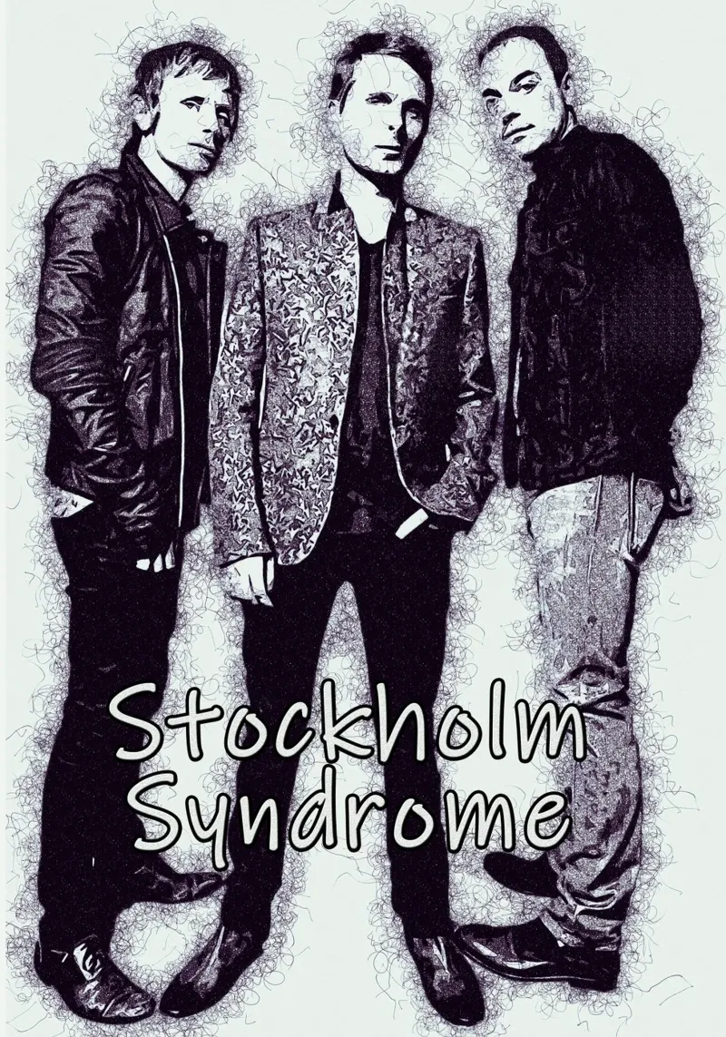 Rock alternativo britannico poster con telaio in alluminio da neonartroom