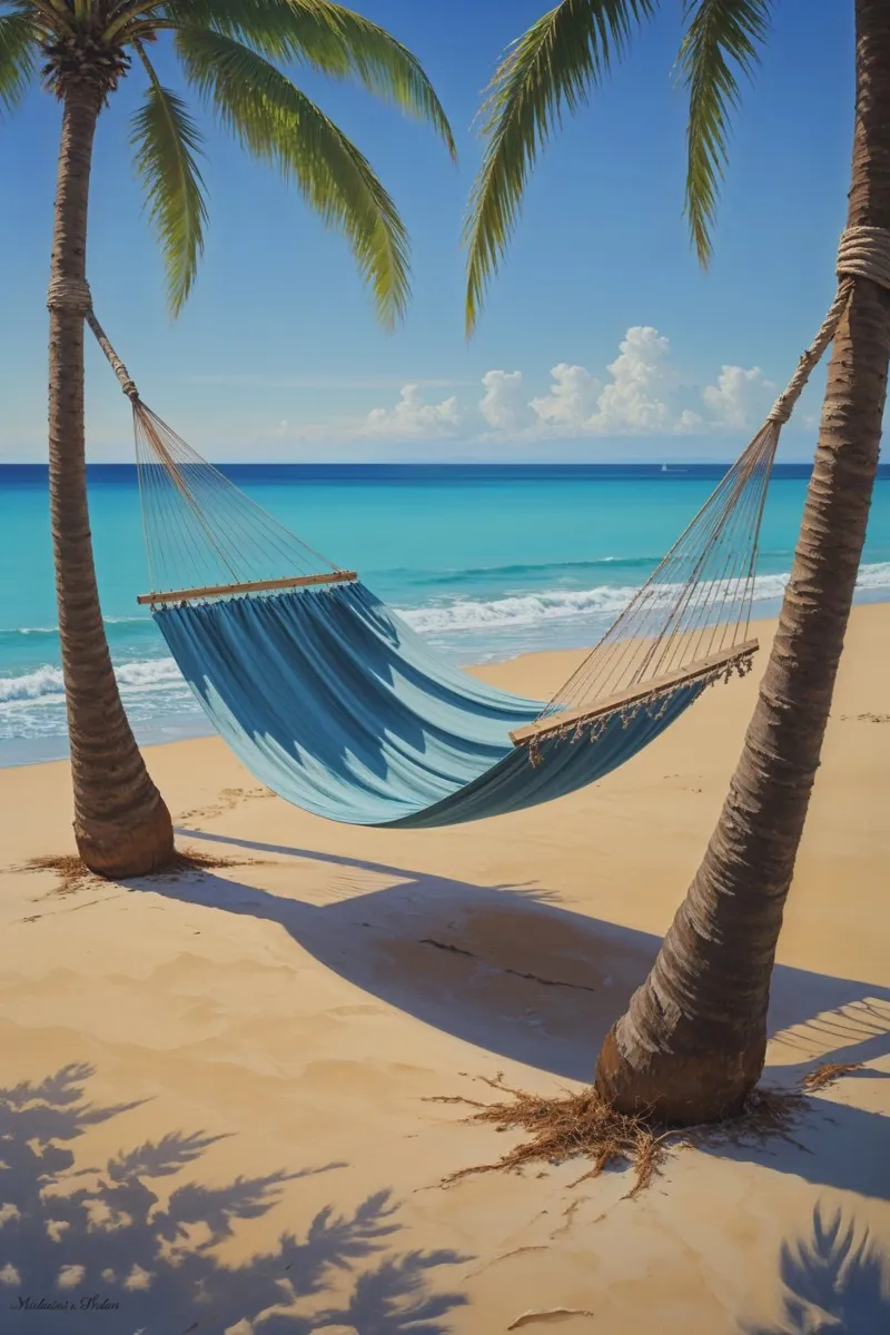 Hammock Haven in Paradise carta hahnemühle da AlbertKlee