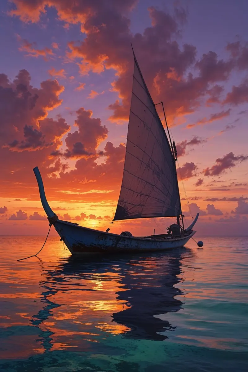 Sailing Dreams at Dusk plexiglass da AlbertKlee