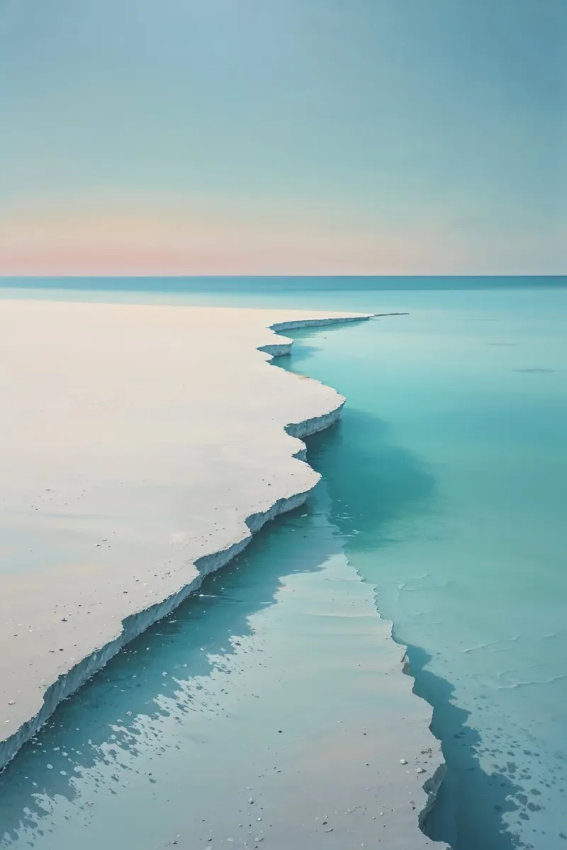 Meandering Sands and Calm Waters pannello forex da AlbertKlee