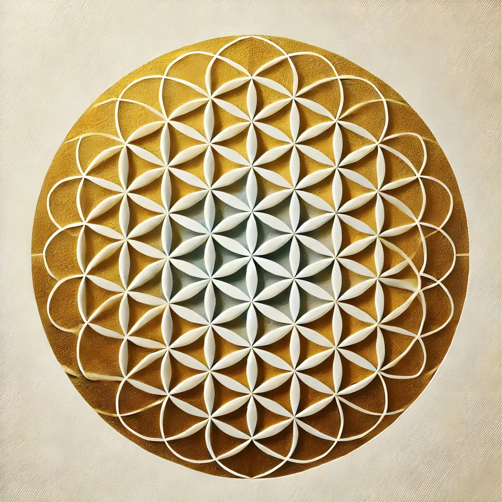 Fiore della vita oro poster da spiritual
