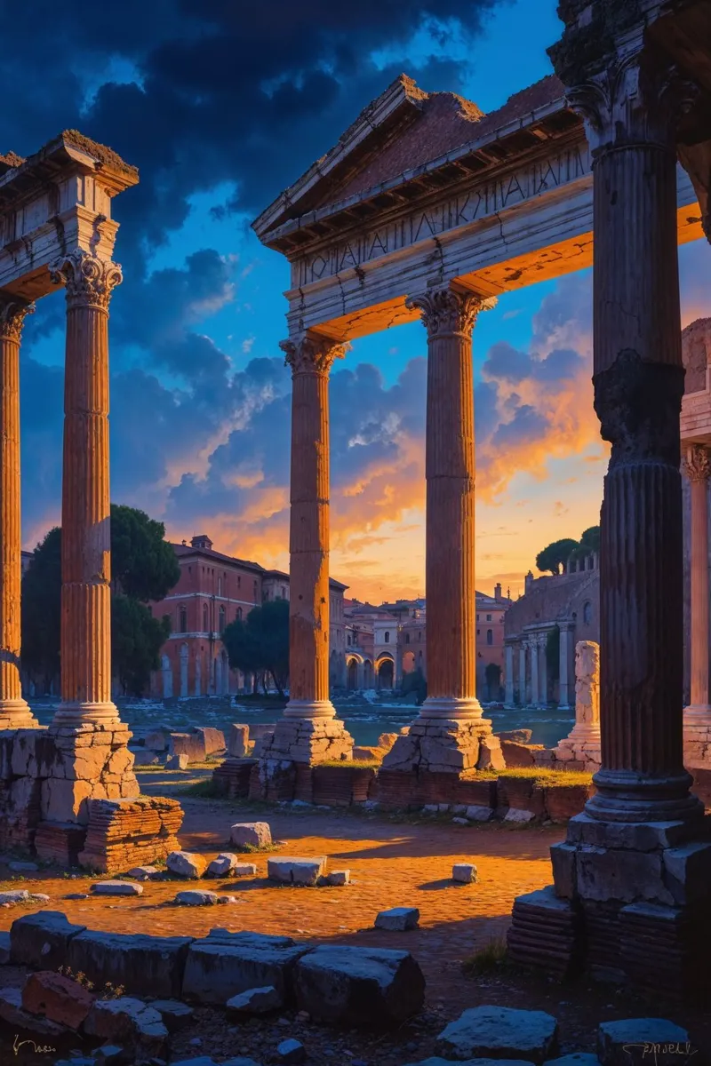 Radiance of the Roman Forum plexiglass da AlbertKlee