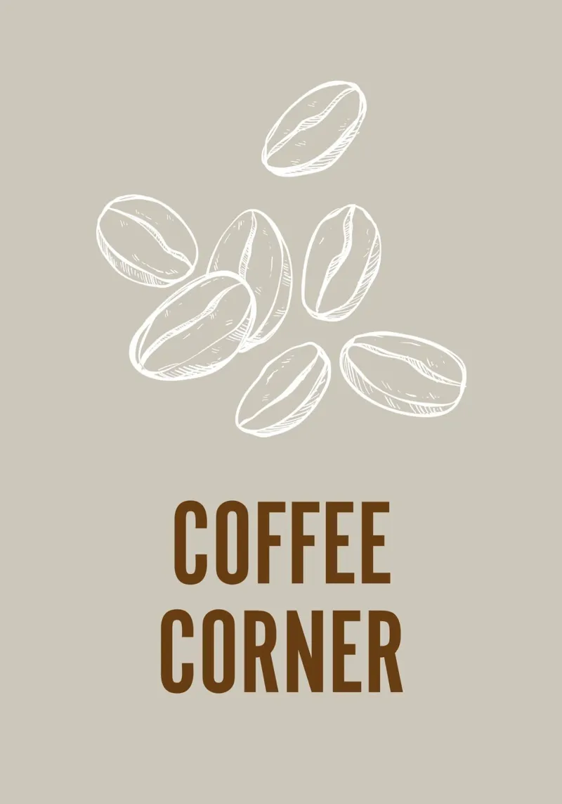 COFFEE CORNER canvas met Baklijst van LisaArtes