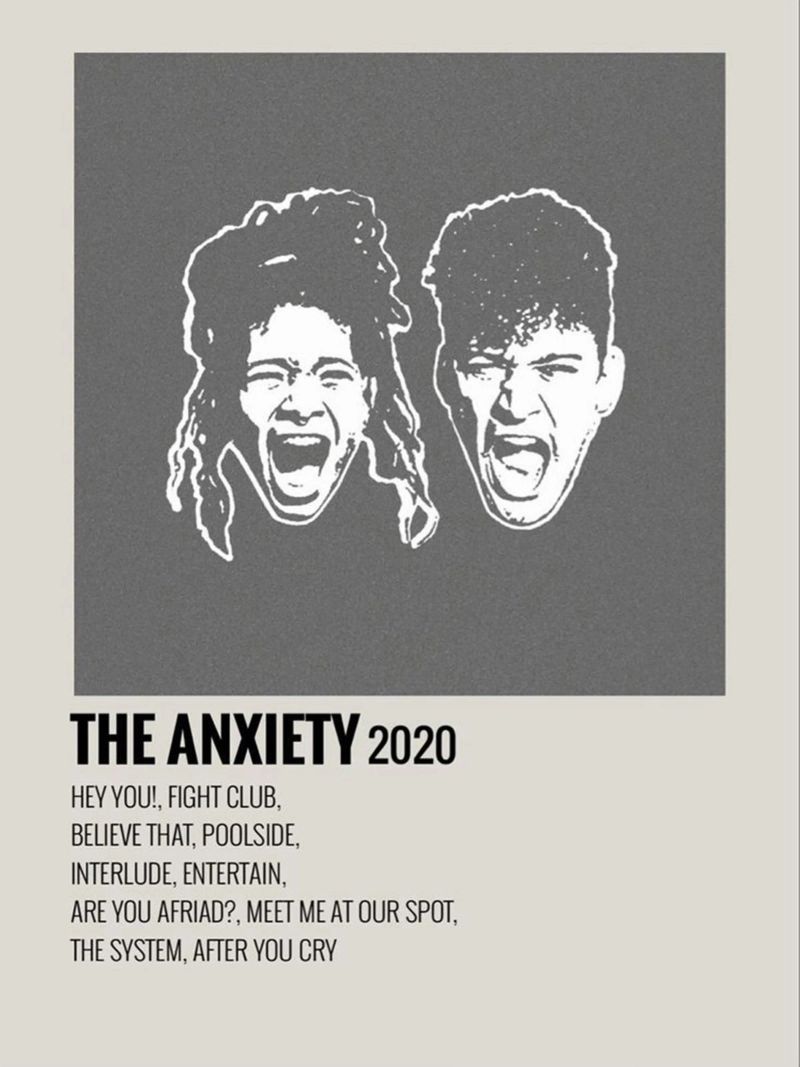 THE ANXIETY 2020 Poster von SoundStudio