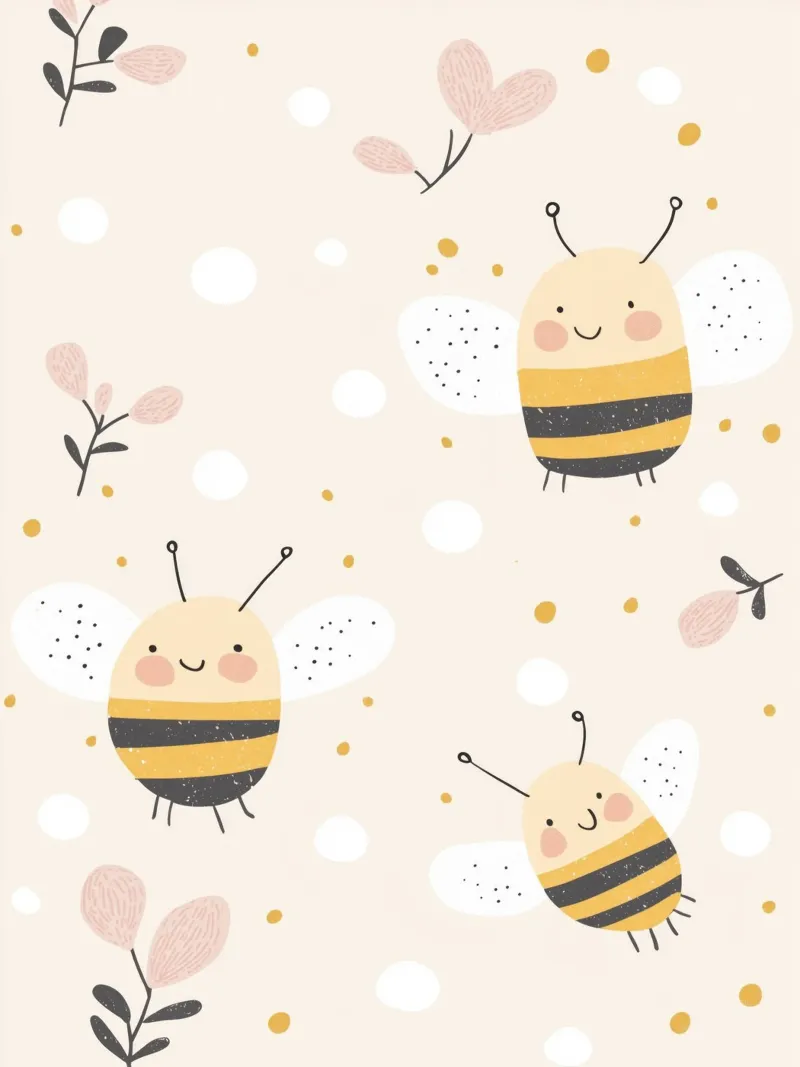 Happy Bees pellicola backlit da treechild
