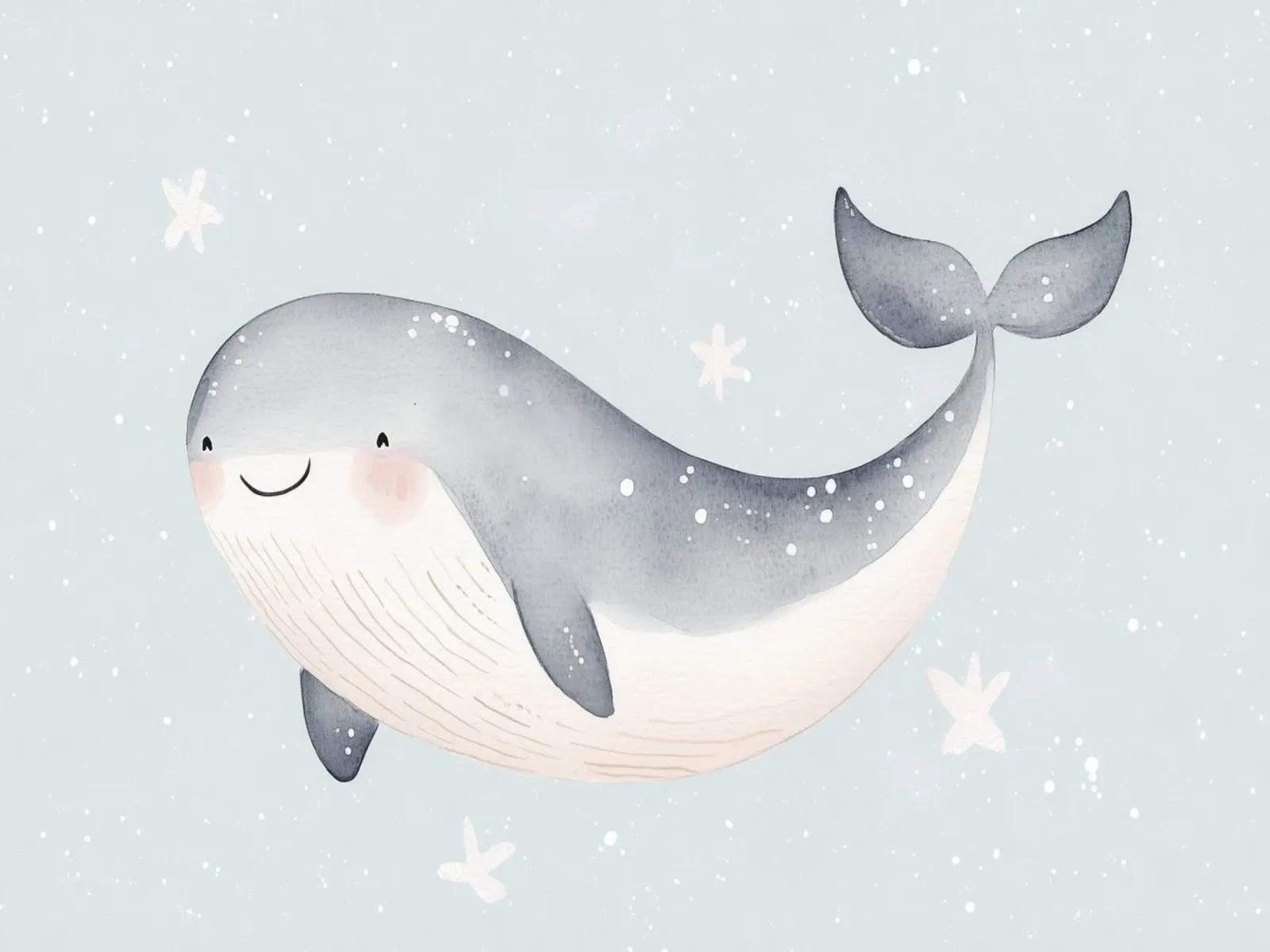 Happy Whale pellicola backlit da treechild