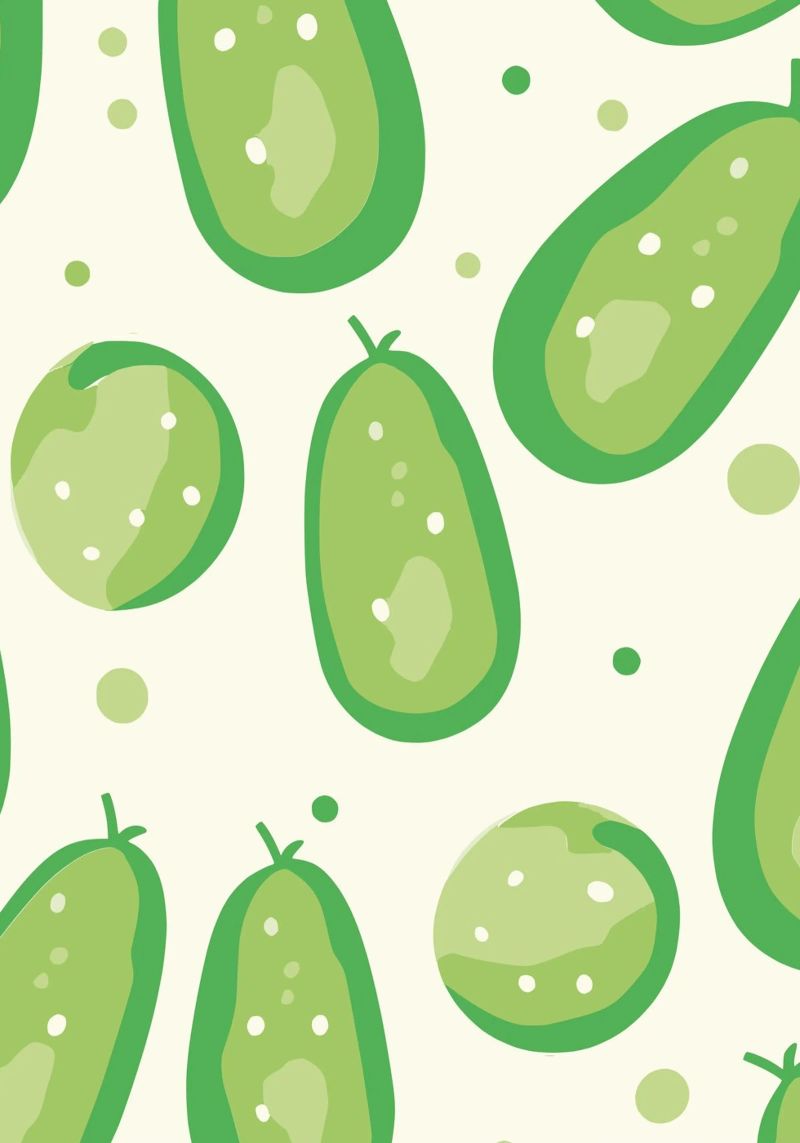cucumbers poster by Hey Vincent