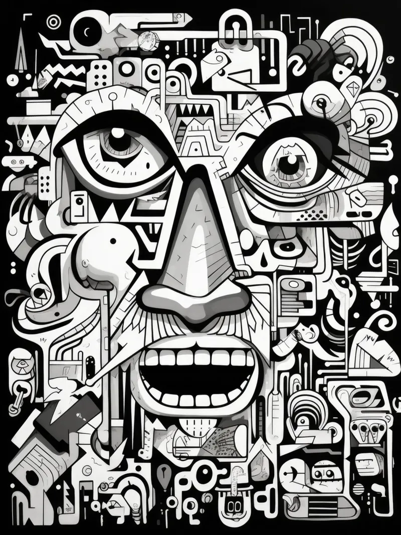 animali graffiti pellicola backlit da Art Digital Visuel