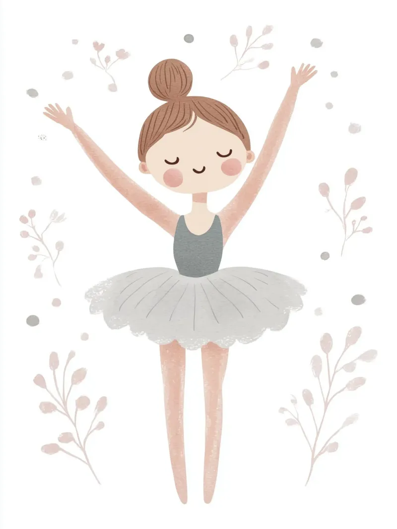 Little Ballerina poster da treechild