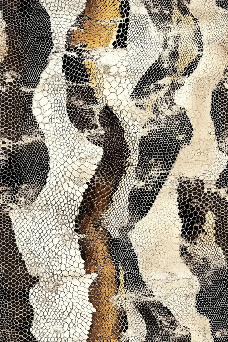 Moda con texture serpente poster da Carinaprint