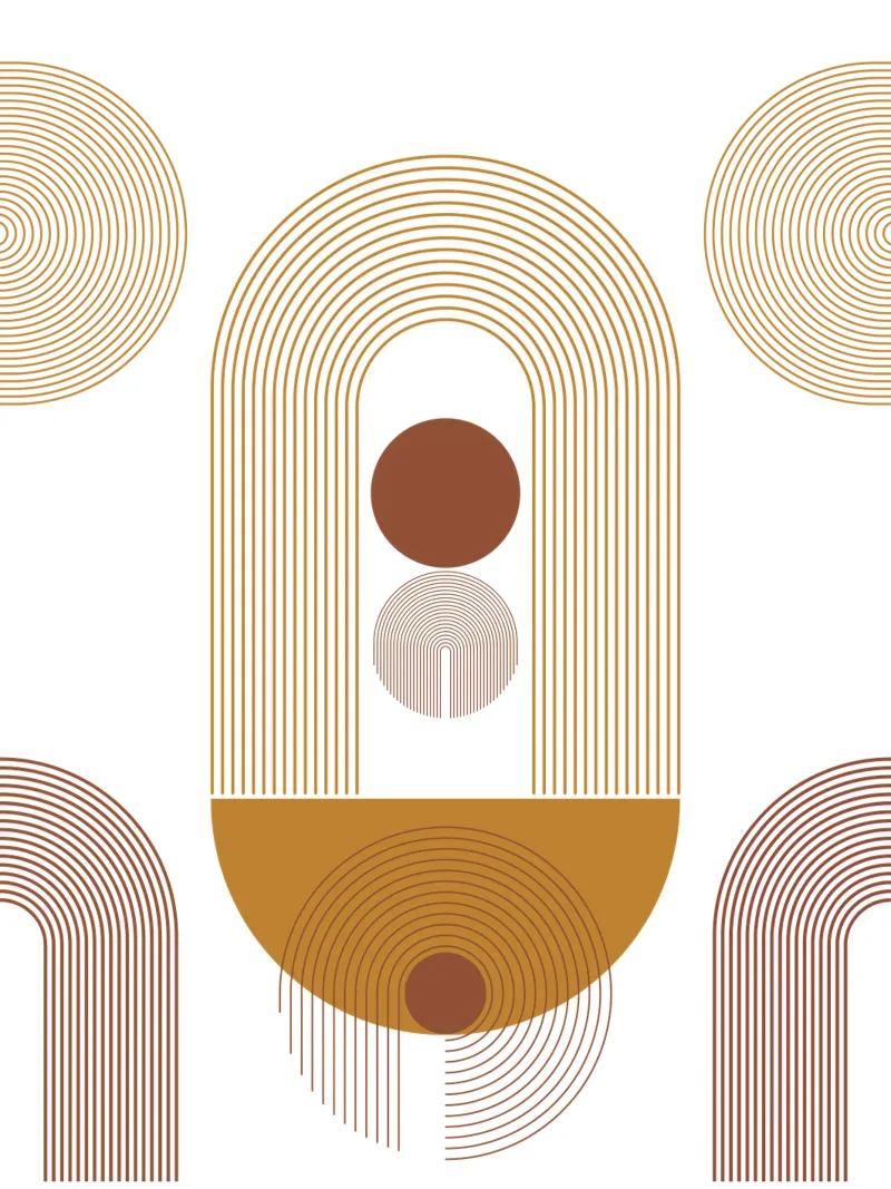Estetica moderna minimalista e semplice poster con telaio in plastica da YSV MINIMALIST