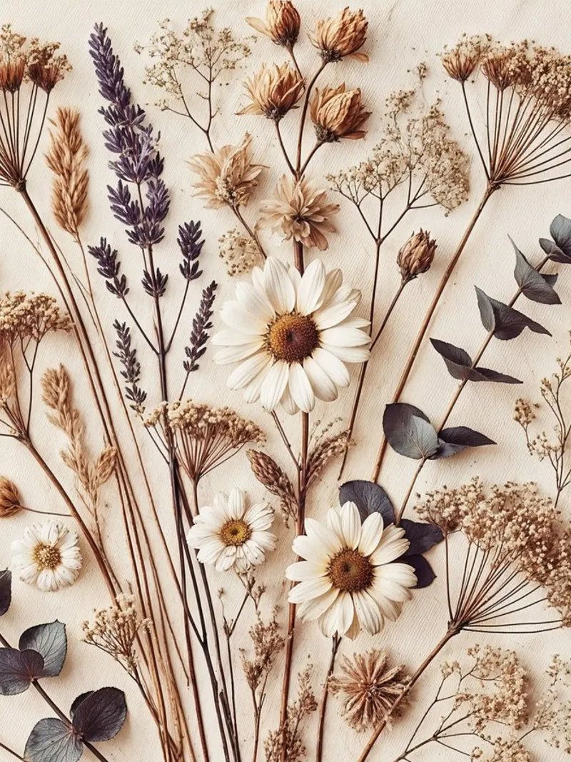 Fluisterzachte elegantie canvas van VintageBotanics
