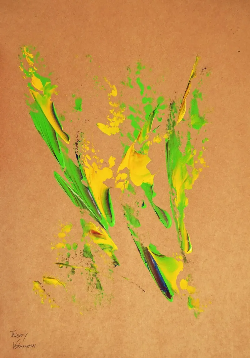 NATURAL STYLE 24 pellicola backlit da Thierry Vobmann Abstract painting