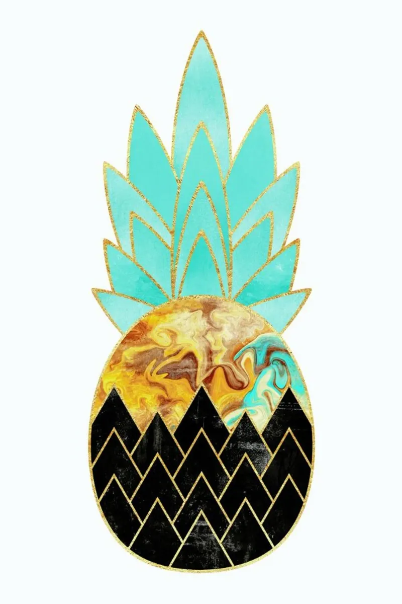 Precious Pineapple 3 pellicola backlit da Elisabeth Fredriksson