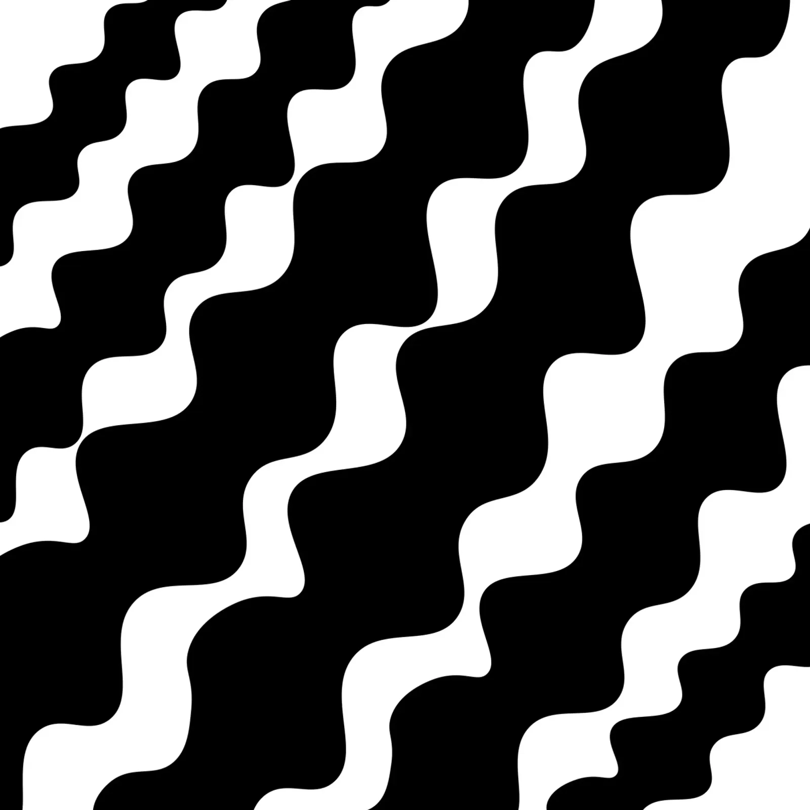 Black slanting waves pellicola backlit da baobabprintstore