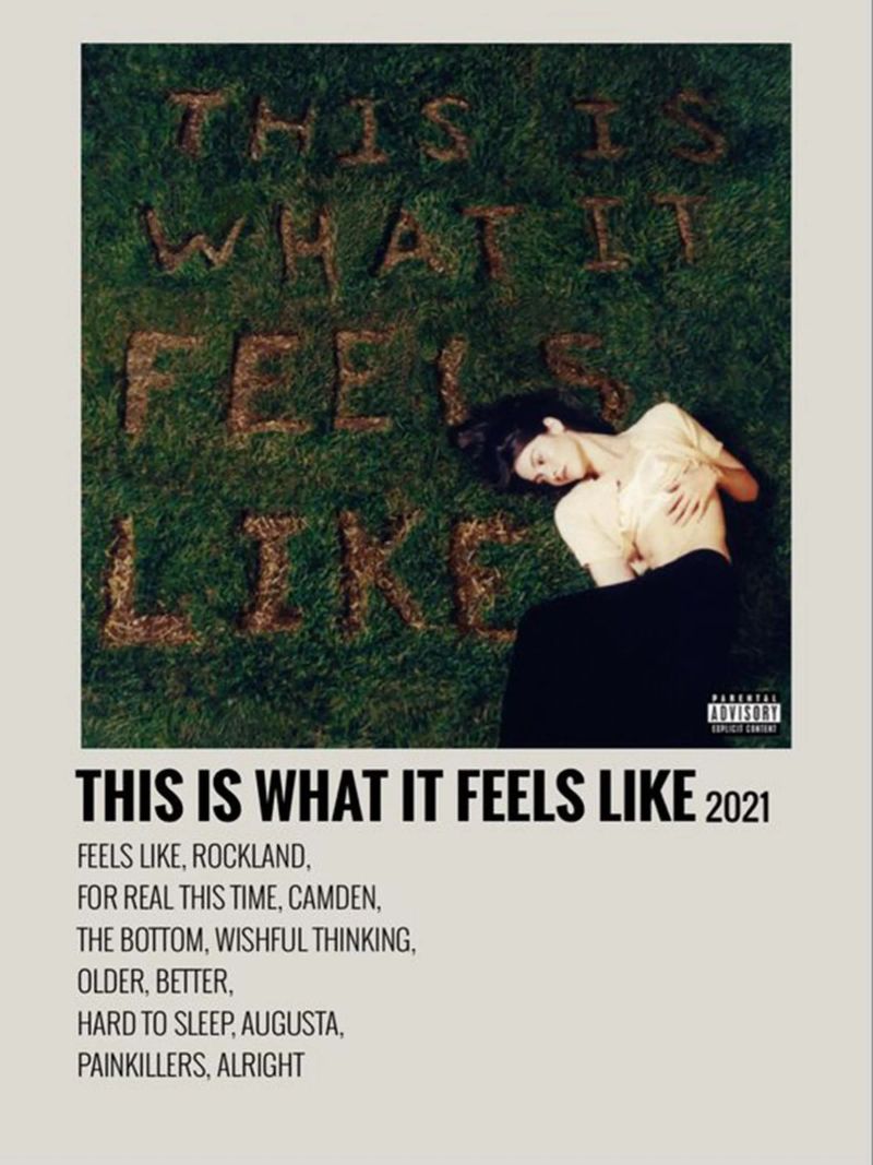 This Is What It Feels Like Gracie Abrams poster by SoundStudio