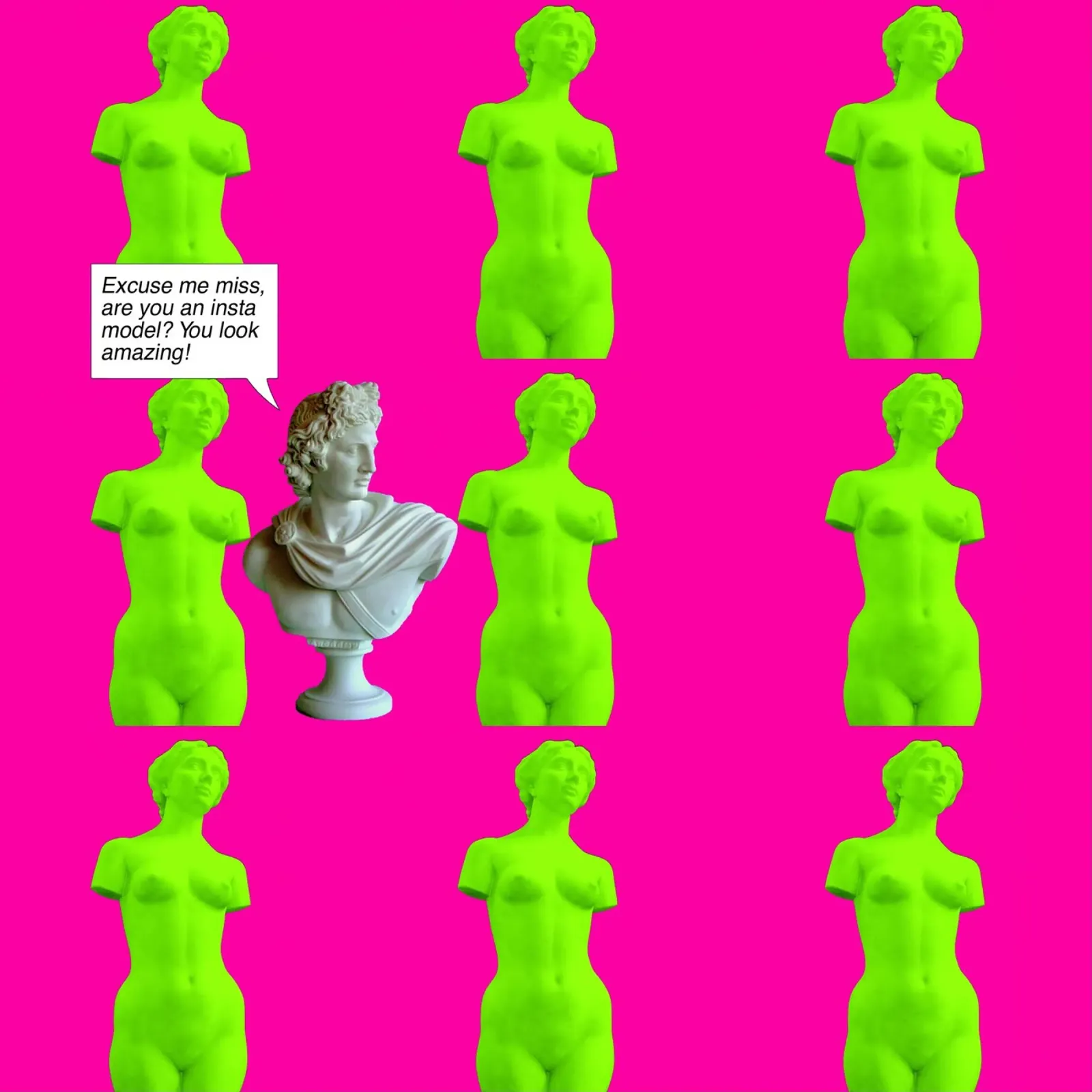 Instamodel poster con telaio in plastica da Hey Vincent