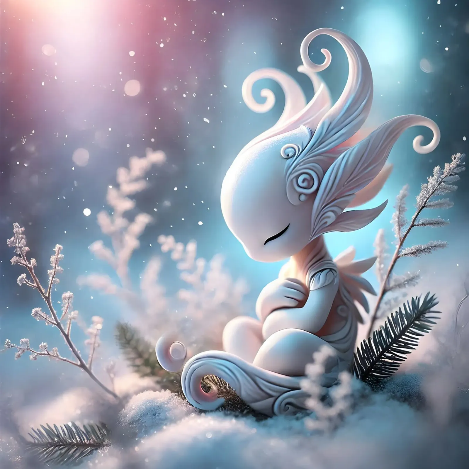 Twiglet canvas by Twinkle Art Studio