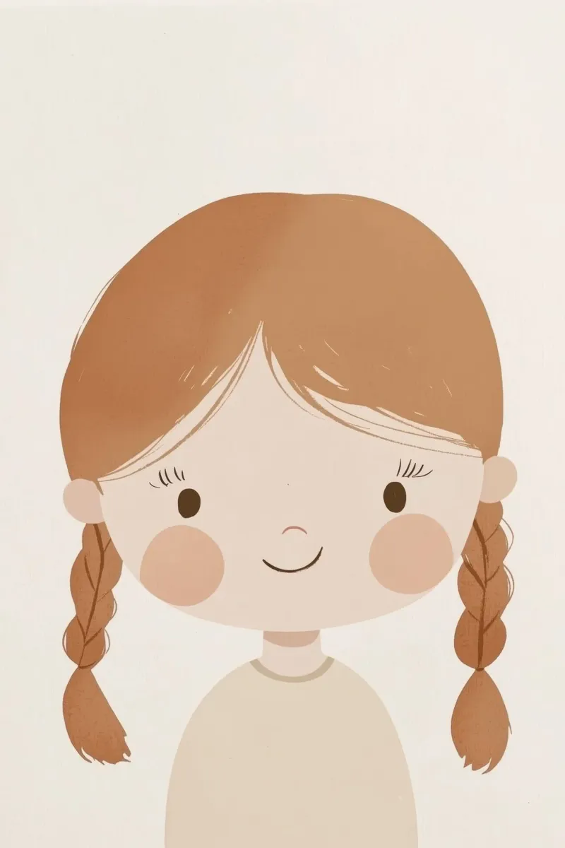 Poster per la cameretta, arte da parete per la stanza dei bambini, bambola per la stanza delle bambine pellicola backlit da Little Lola