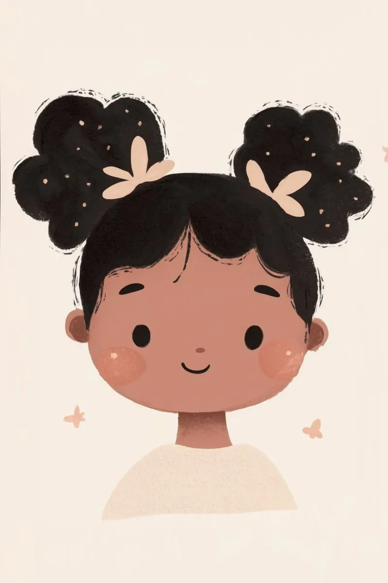 Poster per la cameretta dei bambini, illustrazione pastello per bambini poster con telaio in alluminio da Little Lola