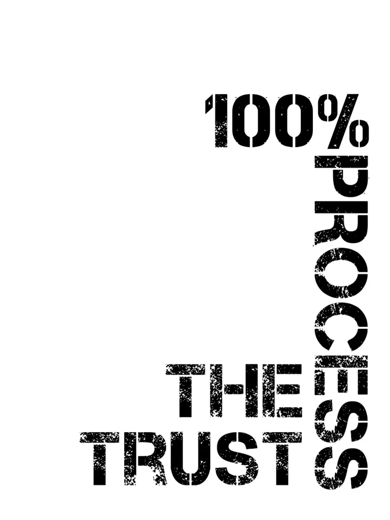 Fiducia nel processo 100% tipografia pellicola backlit da YV TYPOGRAPHY
