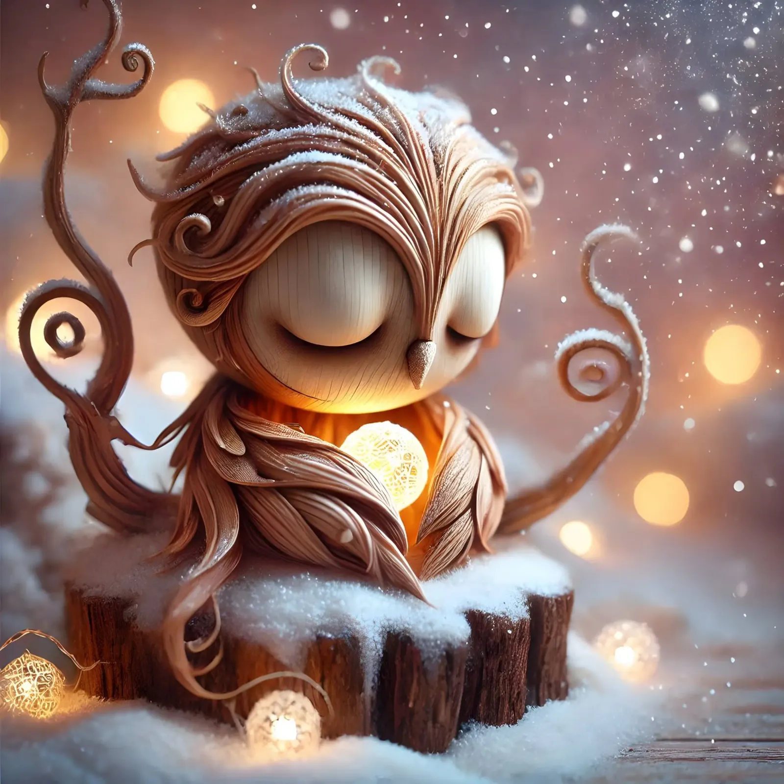 Twiglet alu-dibond by Twinkle Art Studio