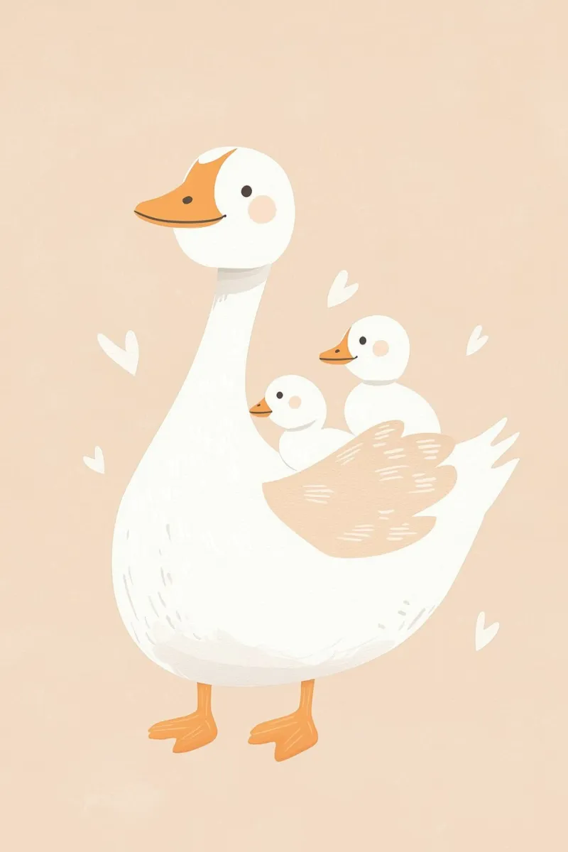 Arte da parete per la cameretta, poster per mamma e bambino, illustrazione carina pellicola backlit da Little Lola