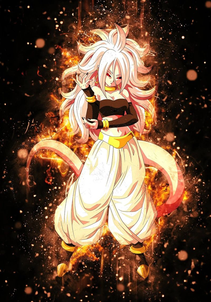 Android 21 pellicola backlit da Neonartstudio