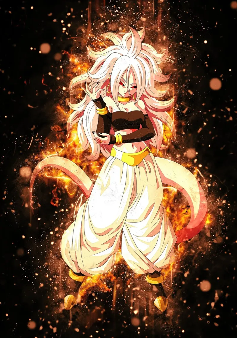 Android 21 Acryl-Glas von Neonartstudio
