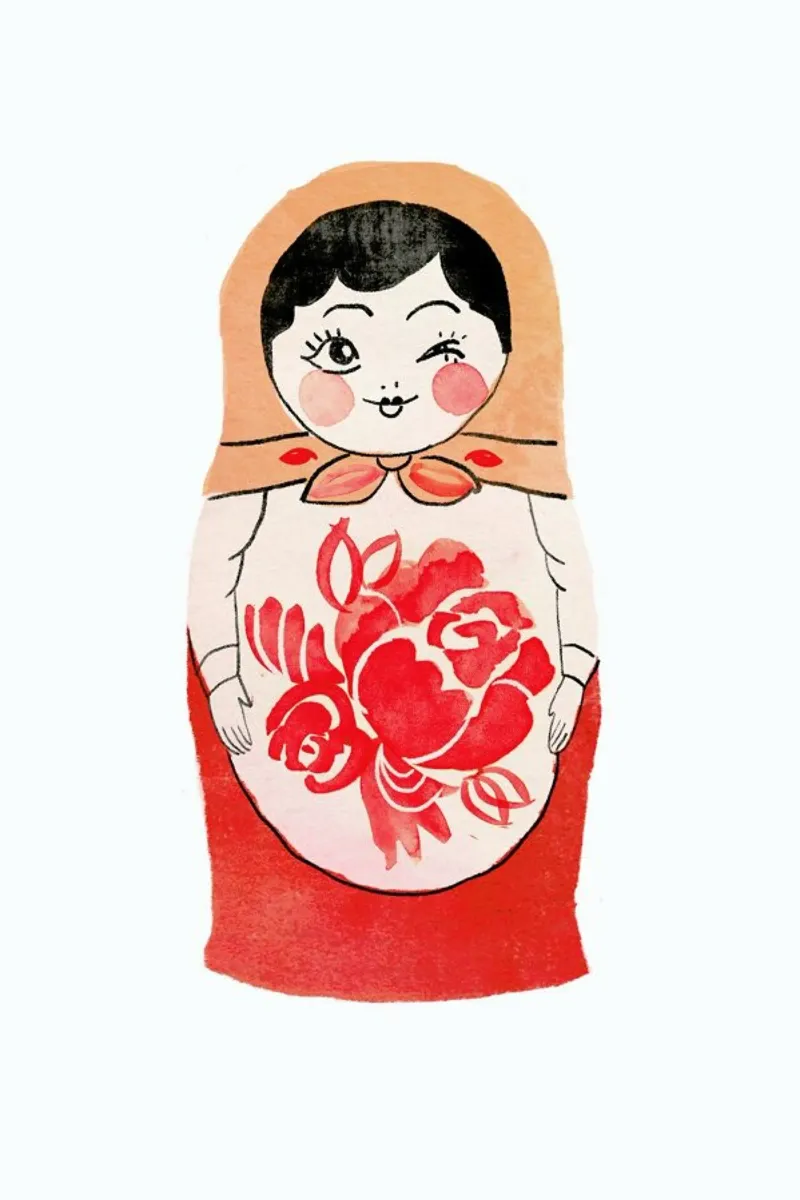 Matryoshka pellicola backlit da Niina Pechkovskaya