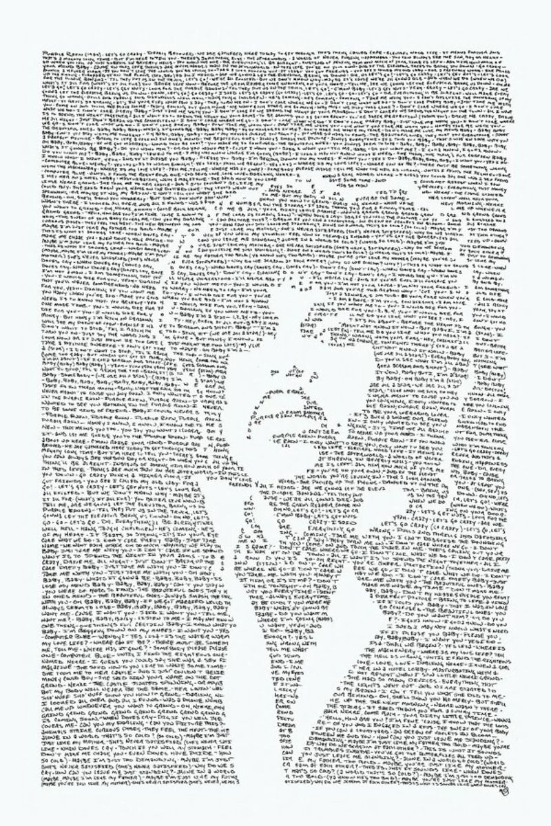 Prince poster van Mike Matola
