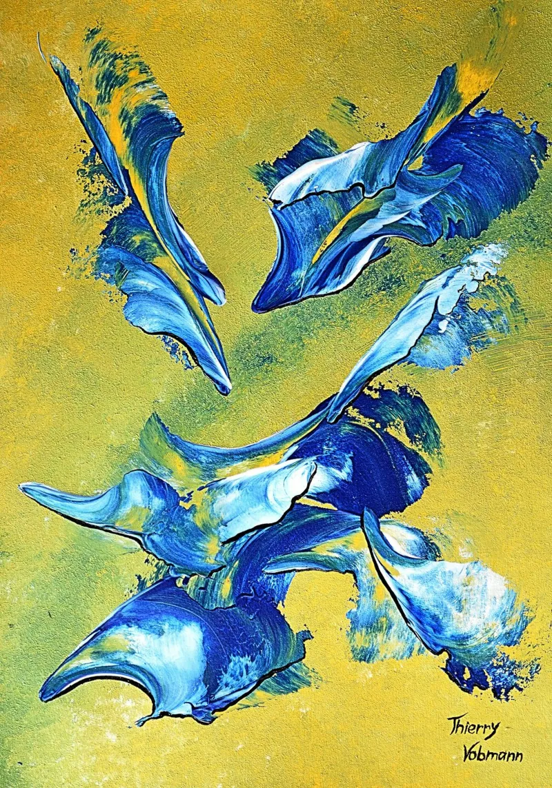 IDEAL GIFT 113 pellicola backlit da Thierry Vobmann Abstract painting