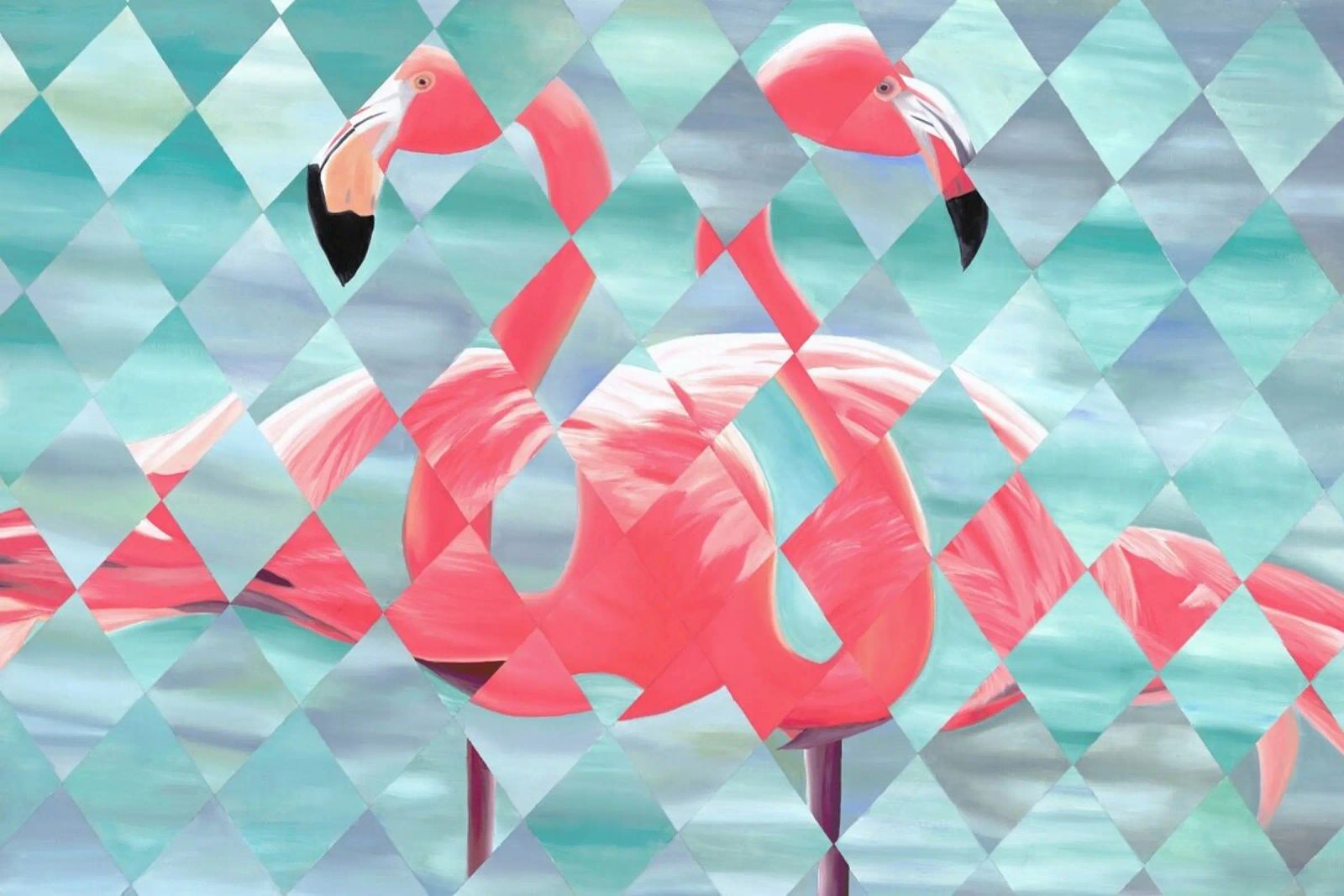 Flamingo poster de Allison Chaplin