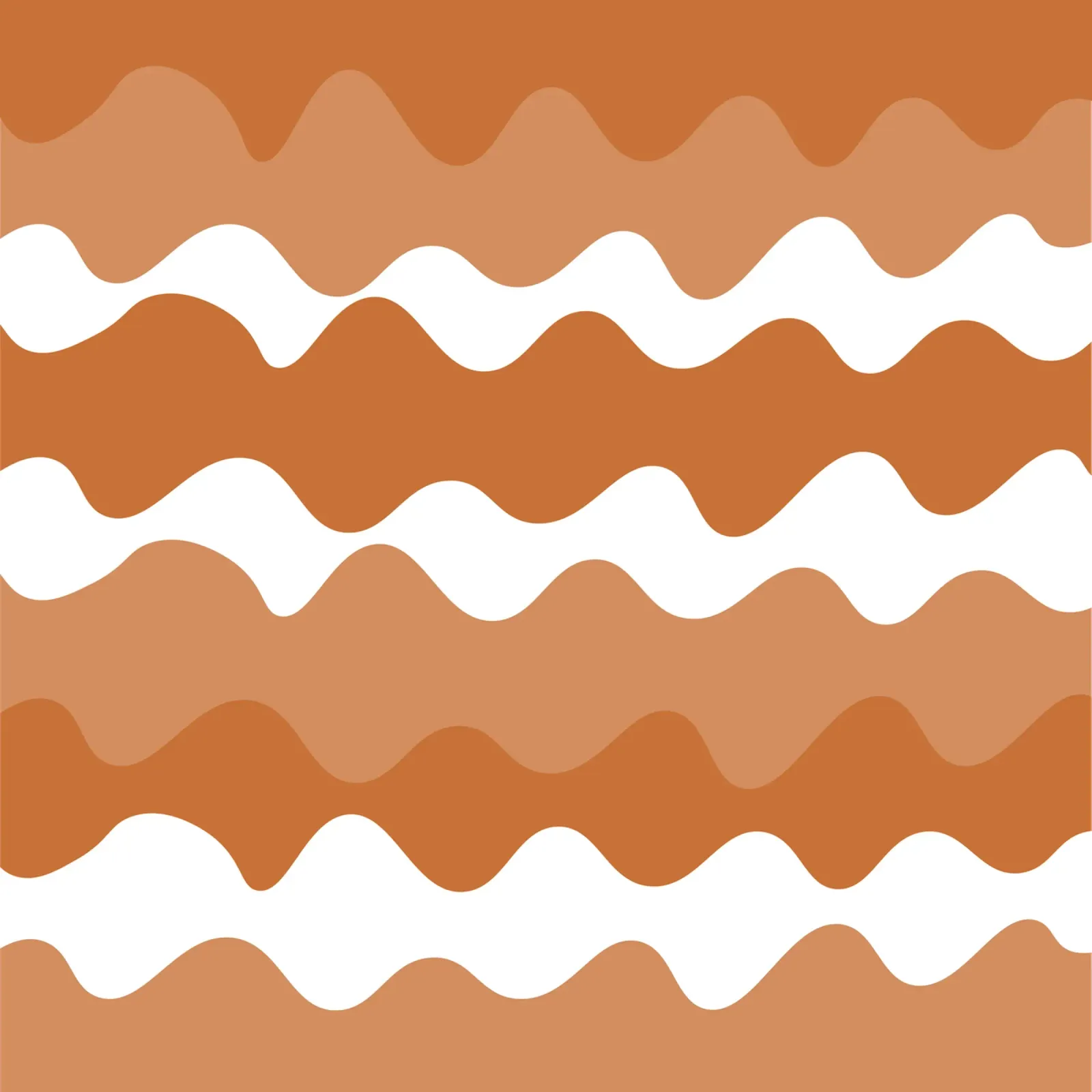 Brown horizontal wavy gradient pellicola backlit da baobabprintstore