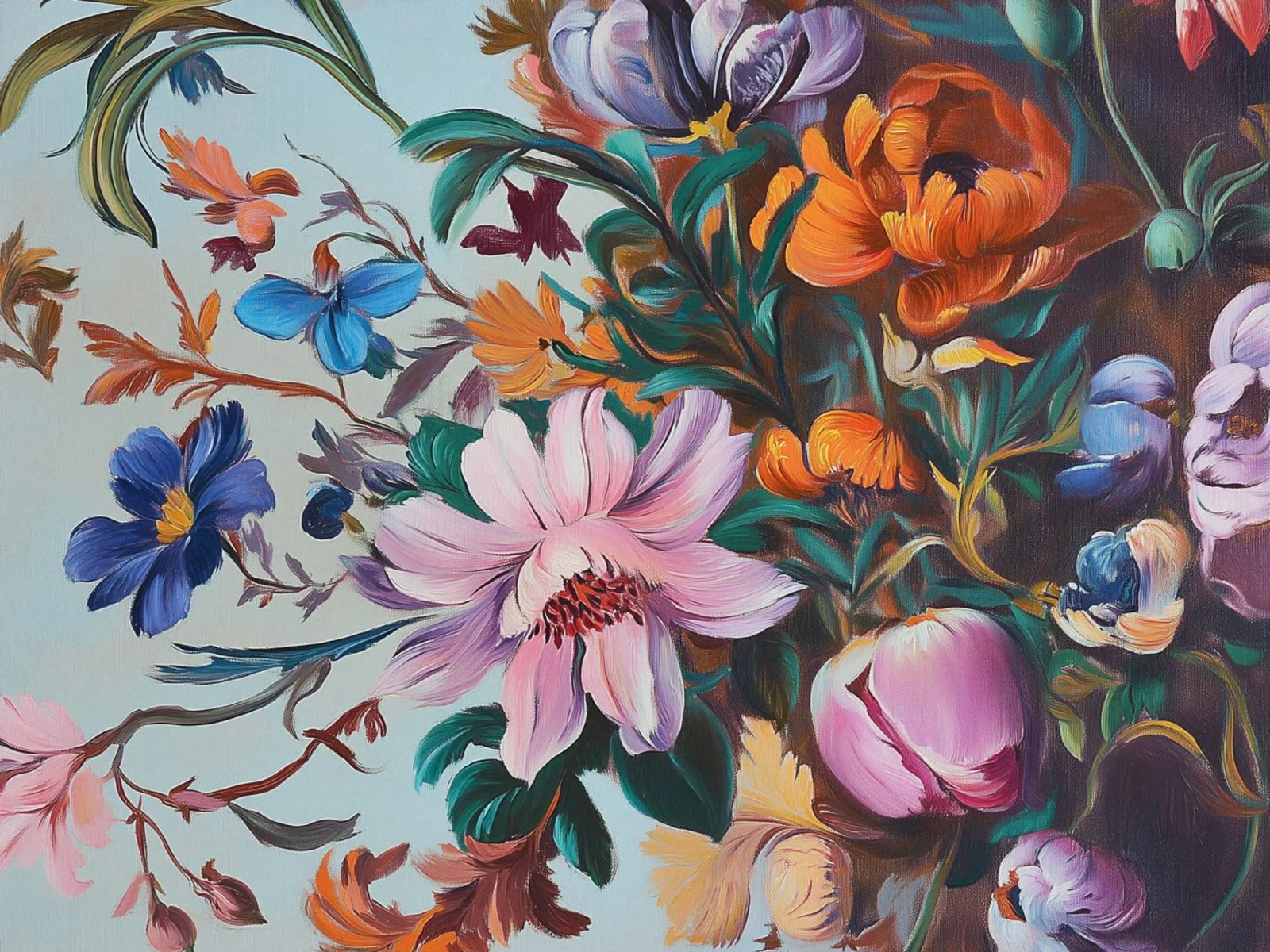 Romantic floral splendour poster by Carinaprint