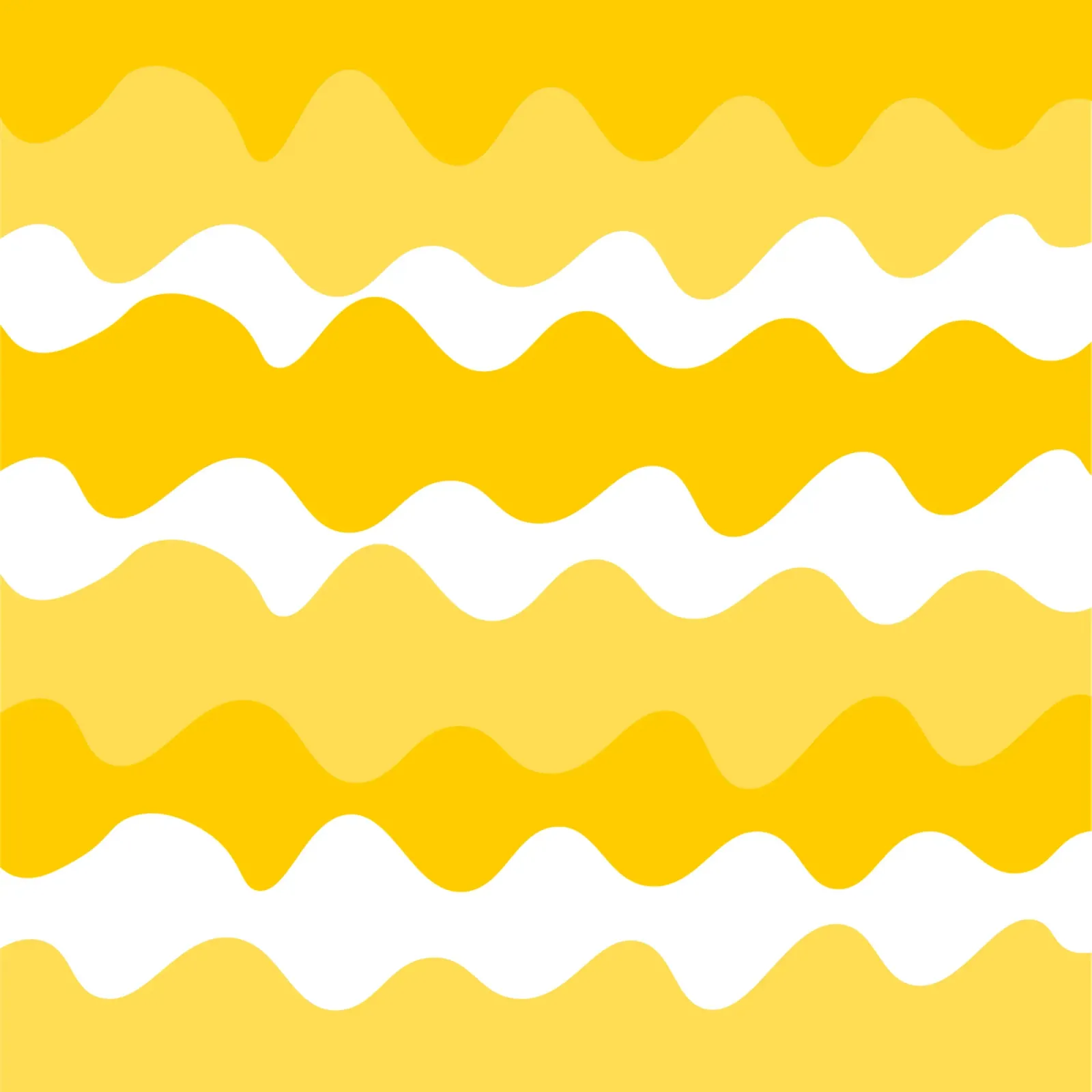 Yellow horizontal wavy gradient alluminio dibond da baobabprintstore