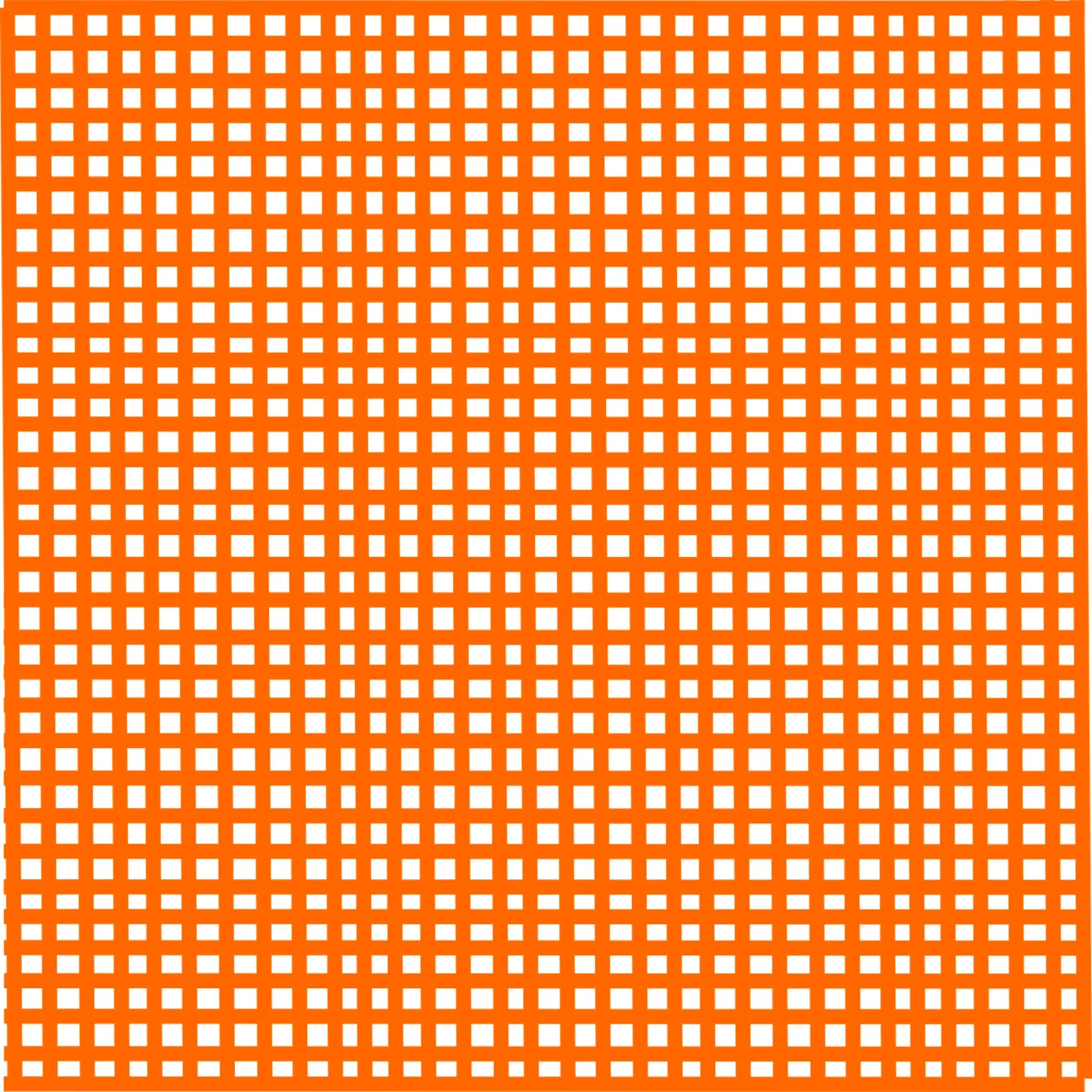 Orange square mesh grid poster da baobabprintstore