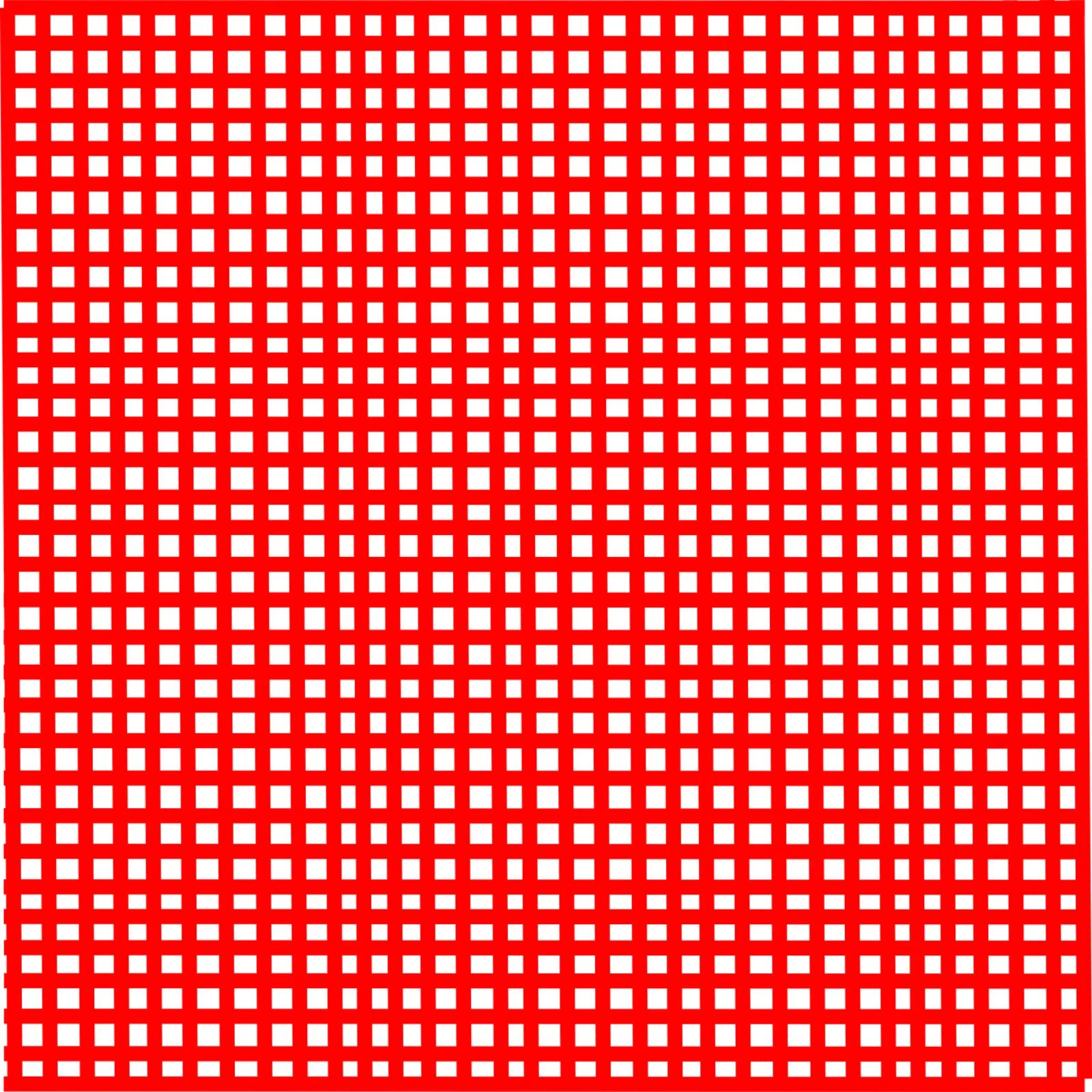 Red square mesh grid plexiglass da baobabprintstore