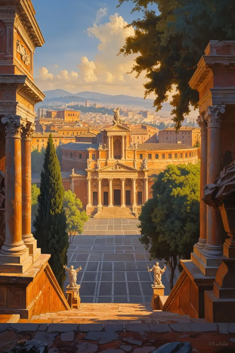 Steps to Eternity in Rome hahnemühle de AlbertKlee