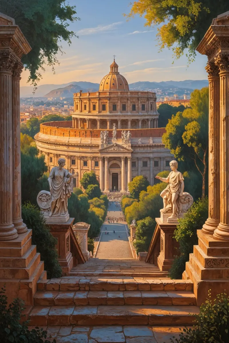 Gateway to the Eternal City carta hahnemühle da AlbertKlee