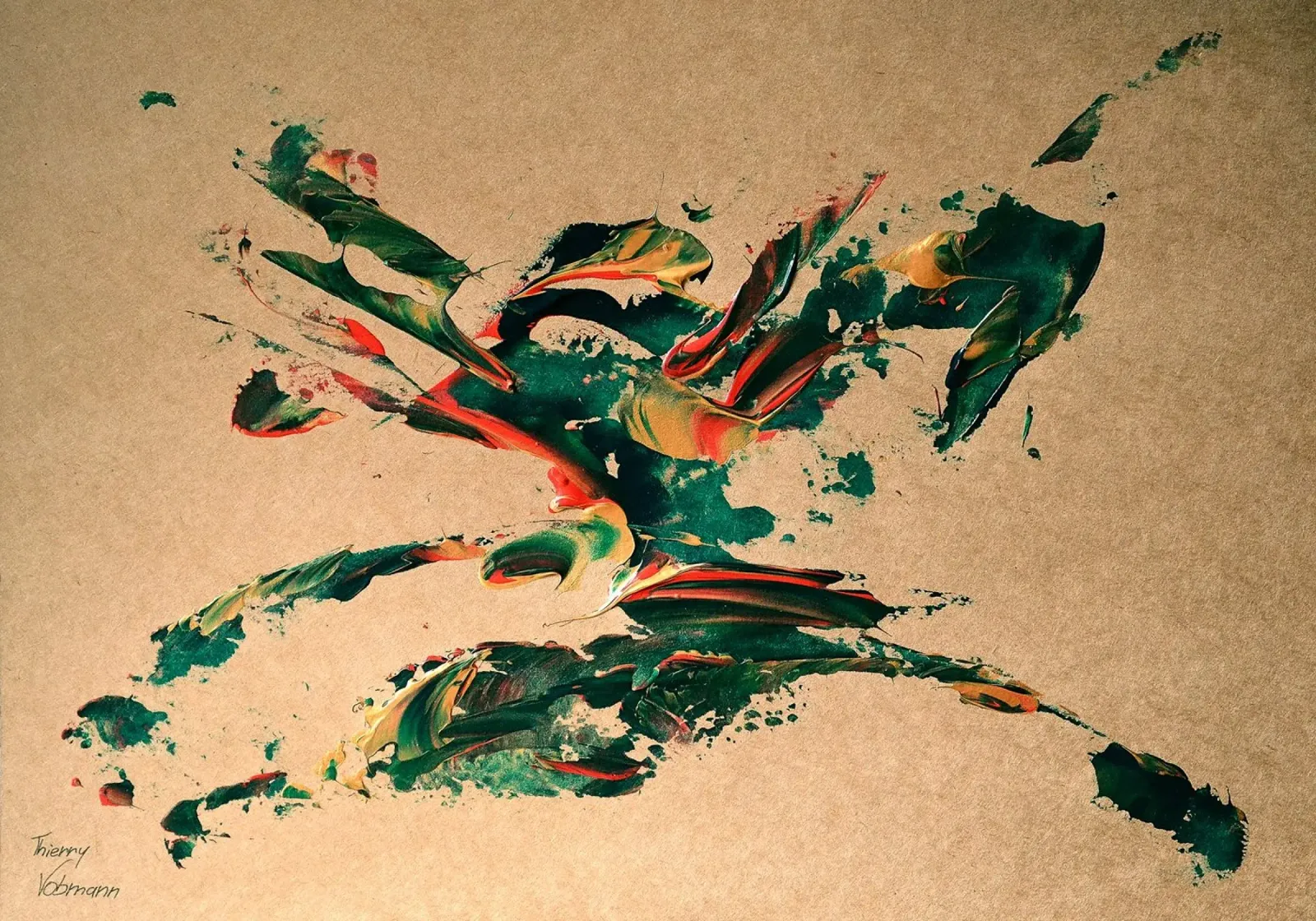 NATURAL STYLE 26 pellicola backlit da Thierry Vobmann Abstract painting