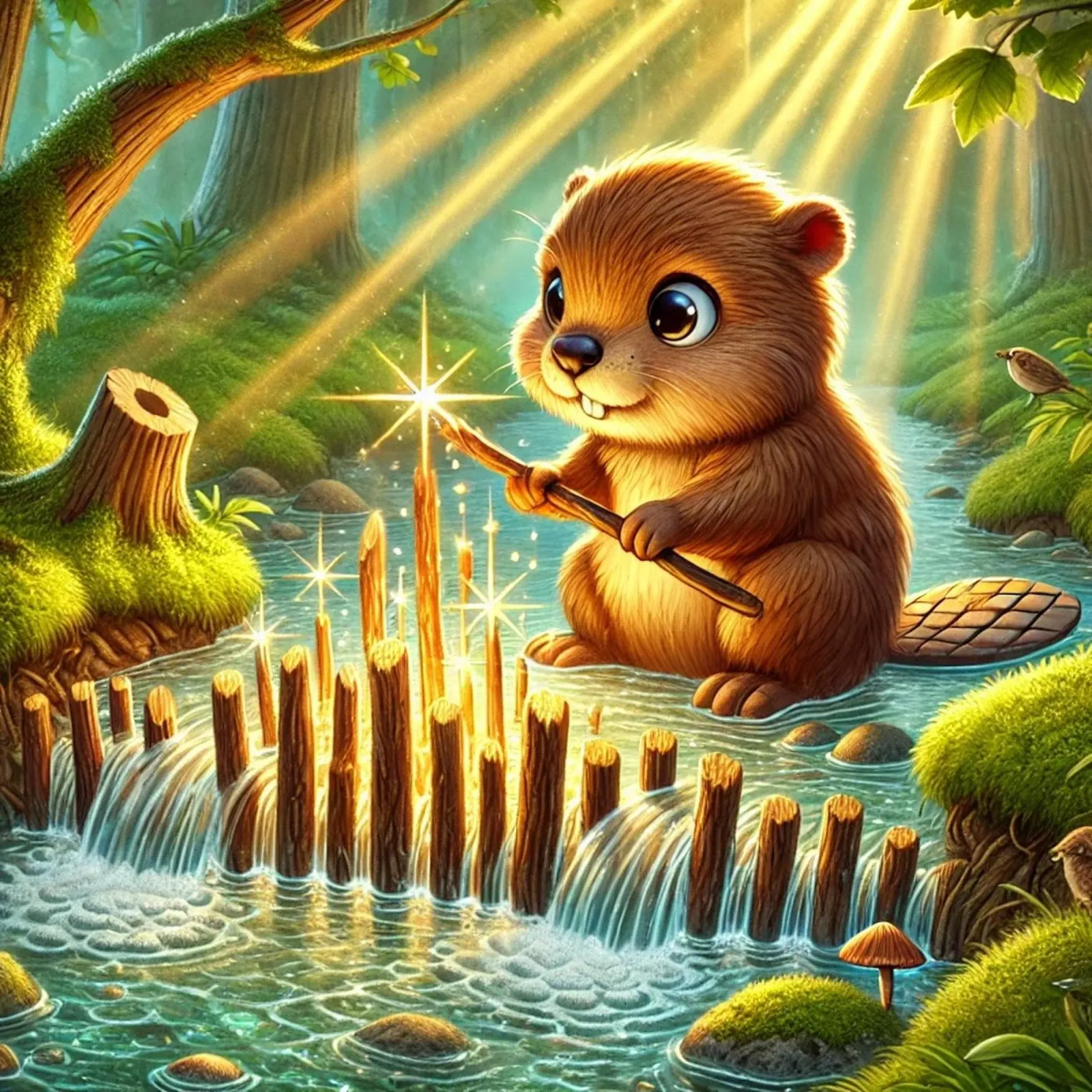 Ingenious Baby Beaver hahnemühle by FluffyToons