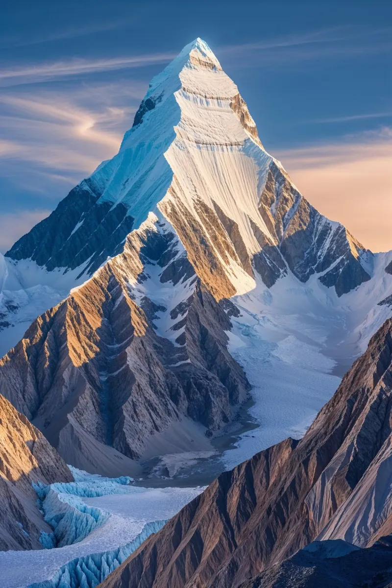 Golden Hour on K2 alluminio dibond da AlbertKlee