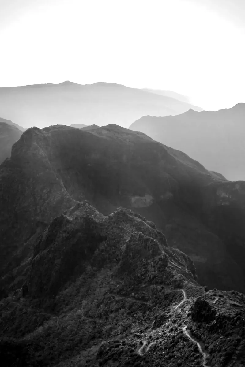 Vue panoramique des montagnes de Madère hahnemühle de FEMK.